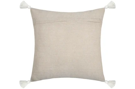 Pernă decorativă Nova 45X45 cm, culoare natural, 55% bumbac 45% poliester - imagine 4