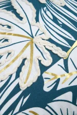 Pernă decorativă Aloha 40X60 cm, culoare albastru, 55% bumbac 45% poliester - imagine 5