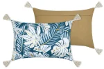 Pernă decorativă Aloha 40X60 cm, culoare albastru, 55% bumbac 45% poliester - imagine 3