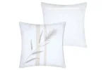 Pernă decorativă Pampa 50X50 cm, culoare crem, 55% bumbac 45% poliester - imagine 3