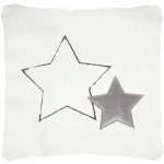 Pernă decorativă Doureve 45X45 cm, culoare bej, 100% poliester