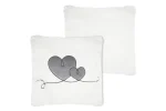 Pernă decorativă Doureve 45X45 cm, culoare greige, 100% poliester - imagine 3