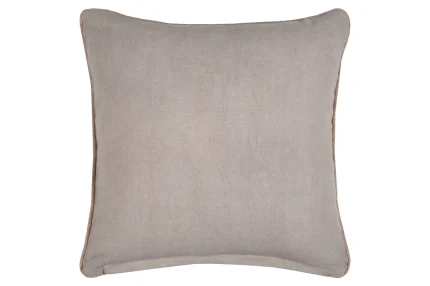 Pernă decorativă Oriana 45X45 cm, culoare natural, 55% bumbac 45% poliester - imagine 4