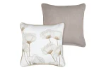 Pernă decorativă Oriana 45X45 cm, culoare natural, 55% bumbac 45% poliester - imagine 3