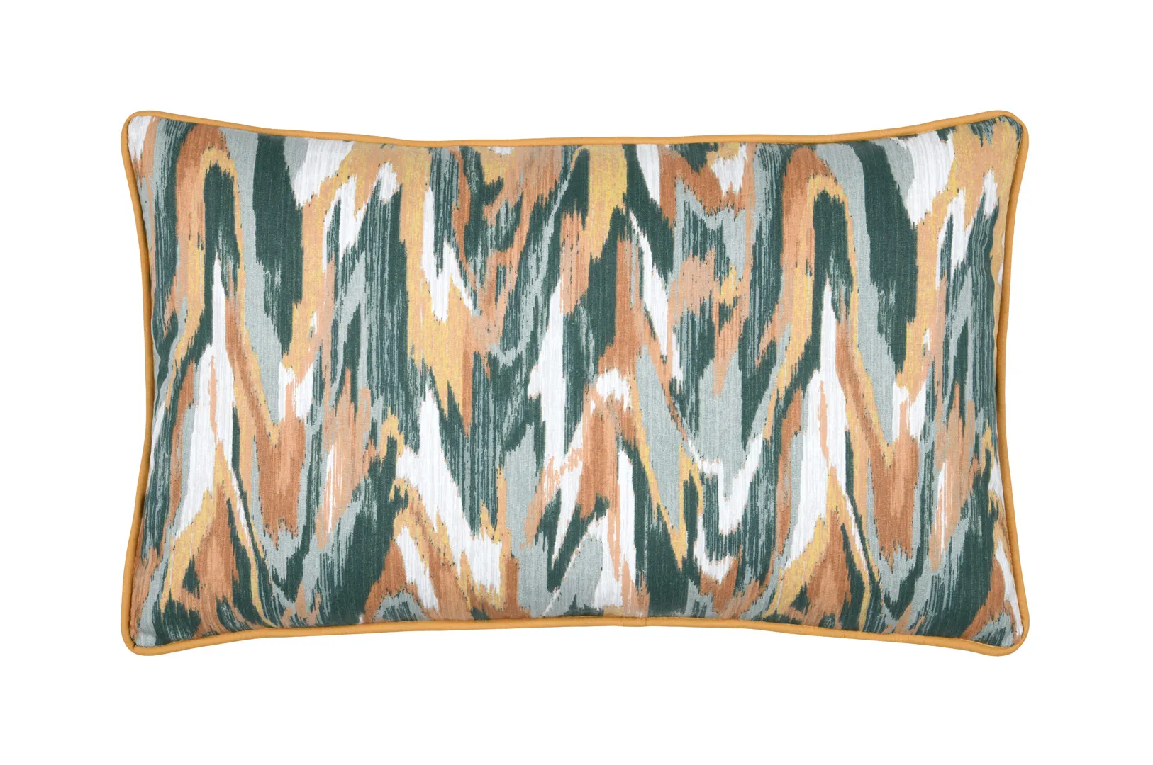 C2D021001_3 Pernă decorativă Zita 30X50 cm, culoare verde/muștar, 100% bumbac - imagine 1