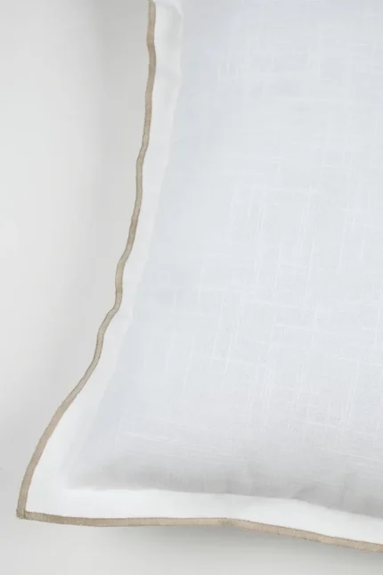 Pernă decorativă Helios 45X45 cm, culoare alb, 100% bumbac - imagine 5
