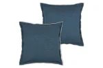 Pernă decorativă Helios 45X45 cm, culoare albastru, 100% bumbac - imagine 3