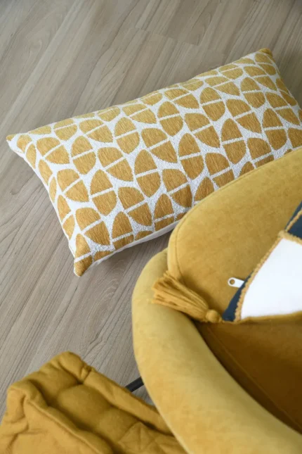 Pernă decorativă Pa×ton 30X50 cm, culoare muștar, 100% poliester - imagine 2