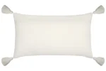 Pernă decorativă Balma 35X60 cm, culoare nisip, 55% iută 40% bumbac 5% lurex - imagine 4