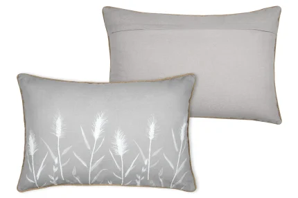 Pernă decorativă Pampa 40X60 cm, culoare natural, 55% bumbac 45% poliester - imagine 3