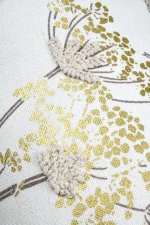 Pernă decorativă Oriana 40X70 cm, culoare auriu, 55% bumbac 45% poliester - imagine 5