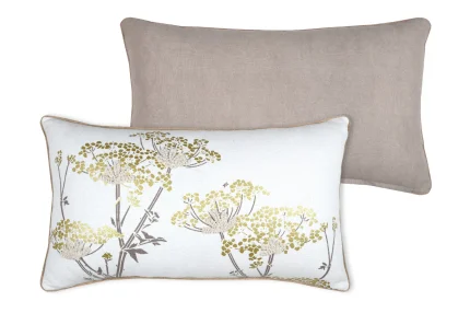 Pernă decorativă Oriana 40X70 cm, culoare auriu, 55% bumbac 45% poliester - imagine 3