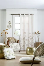 Pernă decorativă Oriana 40X70 cm, culoare auriu, 55% bumbac 45% poliester - imagine 6