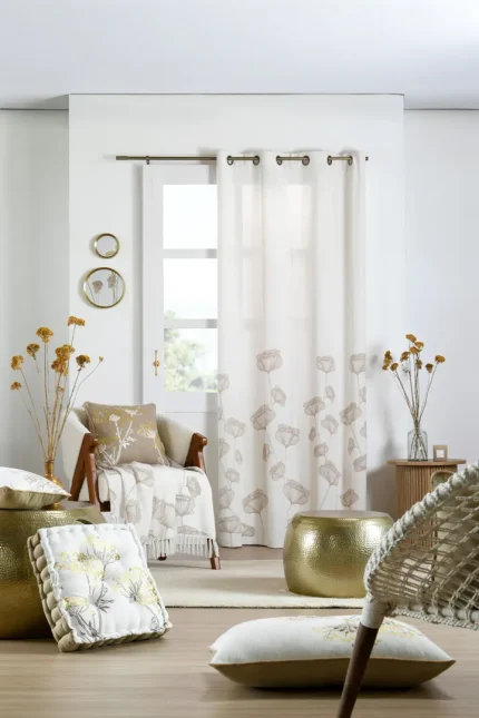 Pernă decorativă Oriana 40X70 cm, culoare auriu, 55% bumbac 45% poliester - imagine 6