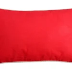 Pernă decorativă Duo 30X50 cm, culoare roșu/in, 100% bumbac