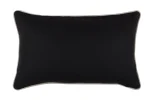 Pernă decorativă Duo 30X50 cm, culoare negru/in, 100% bumbac