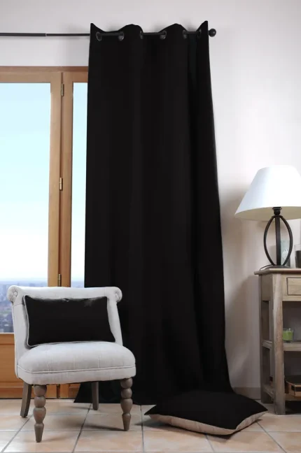 Pernă decorativă Duo 30X50 cm, culoare negru/in, 100% bumbac - imagine 3