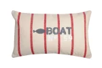 Pernă decorativă Pampelonne 30X50 cm, culoare roșu, 100% bumbac