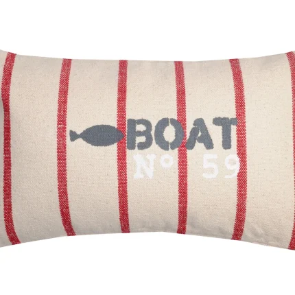 Pernă decorativă Pampelonne 30X50 cm, culoare roșu, 100% bumbac