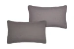 Pernă decorativă Coline 30X50 cm, culoare greige, 100% bumbac - imagine 3