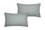 Pernă decorativă Coline 30X50 cm, culoare gri deschis, 100% bumbac - imagine 3