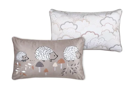 Pernă decorativă Gabin 30X50 cm, culoare maro, 100% poliester - imagine 3
