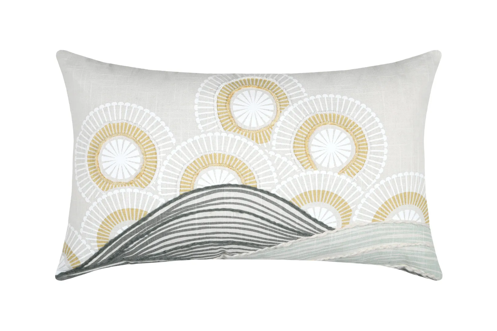 C3D326001_4 Pernă decorativă Yuki 30X50 cm, culoare natural, 100% bumbac - imagine 1