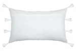 Pernă decorativă Balma 30X50 cm, culoare alb, 85% bumbac 15% poliester - imagine 4