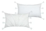 Pernă decorativă Balma 30X50 cm, culoare alb, 85% bumbac 15% poliester - imagine 3