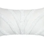Pernă decorativă Balma 30X50 cm, culoare alb, 85% bumbac 15% poliester