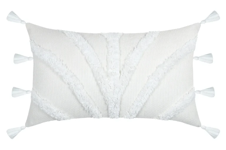 Pernă decorativă Balma 30x50 alb