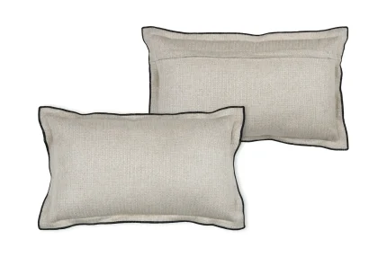 Pernă decorativă Aline 30X50 cm, culoare natural, 81% bumbac 19% in - imagine 3