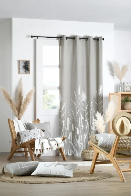 Pernă decorativă Pampa 30X50 cm, culoare crem, 55% bumbac 45% poliester - imagine 6