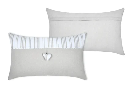 Pernă decorativă Josephine 35X60 cm, culoare crem, 55% bumbac 45% poliester - imagine 3