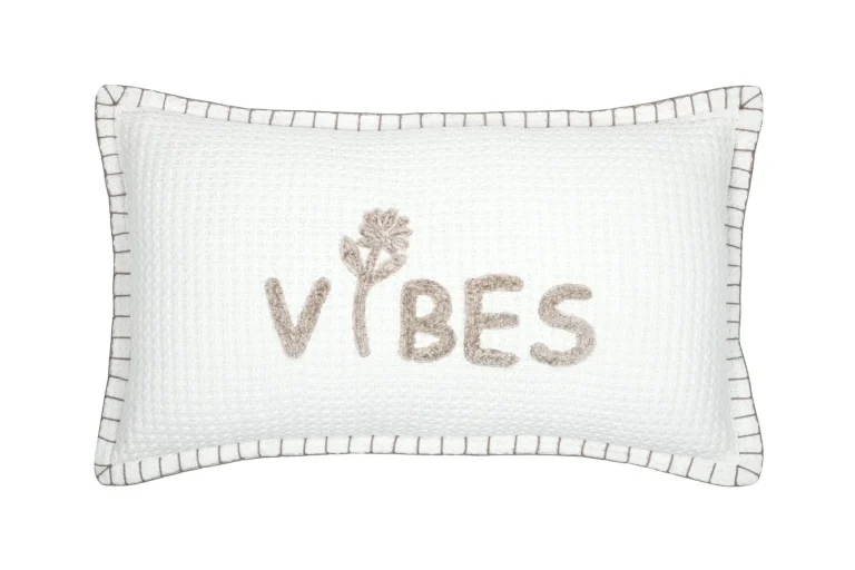 Pernă decorativă Ombrage 30x50 alb