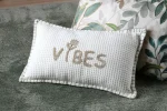 Pernă decorativă Ombrage 30X50 cm, culoare alb, 55% bumbac 45% poliester - imagine 2
