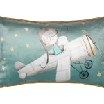 Pernă decorativă Ferdinand 30X50 cm, culoare turcoaz, 100% poliester