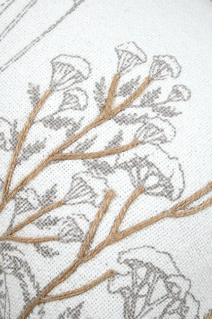Pernă decorativă Oriana 30X50 cm, culoare natural, 55% bumbac 45% poliester - imagine 5