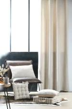 Pernă decorativă Dandy 40X60 cm, culoare natural, 100% poliester - imagine 6