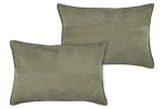 Pernă decorativă Dandy 40X60 cm, culoare gri verde, 100% poliester - imagine 3