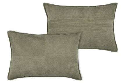 Pernă decorativă Dandy 40X60 cm, culoare gri verde, 100% poliester - imagine 3