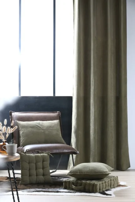 Pernă decorativă Dandy 40X60 cm, culoare gri verde, 100% poliester - imagine 6