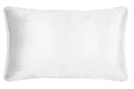 Pernă decorativă Cosylife 50X80 cm, culoare alb, 100% poliester - imagine 4