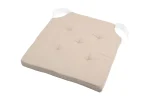 Pernă de scaun Velcro Duo In/Crem 38X38 cm, culoare in/crem, 100% bumbac