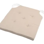 Pernă de scaun Velcro Duo In/Crem 38X38 cm, culoare in/crem, 100% bumbac