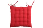 Pernă de scaun Duo Rosu/In 40X40 cm, culoare roșu/in, 100% bumbac