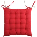 Pernă de scaun Duo Rosu/In 40X40 cm, culoare roșu/in, 100% bumbac