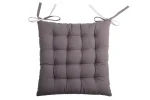 Pernă de scaun Duo Gri/Perla 40X40 cm, culoare gri/perlă, 100% bumbac - imagine 4