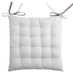 Pernă de scaun Duo Gri/Perla 40X40 cm, culoare gri/perlă, 100% bumbac