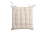 Pernă de scaun Duo Crem/In 40X40 cm, culoare crem/in, 100% bumbac - imagine 4